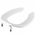 ToWo Toilet Seat Elongated No Cover White