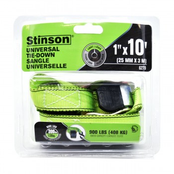 Stinson Cargo Sangle d'arrimage universelle 1 po x 10 pi 300 lb