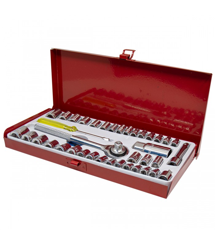 Matrix Socket ¼in 3/8in in Dr. SAE & Metric 40pc Set