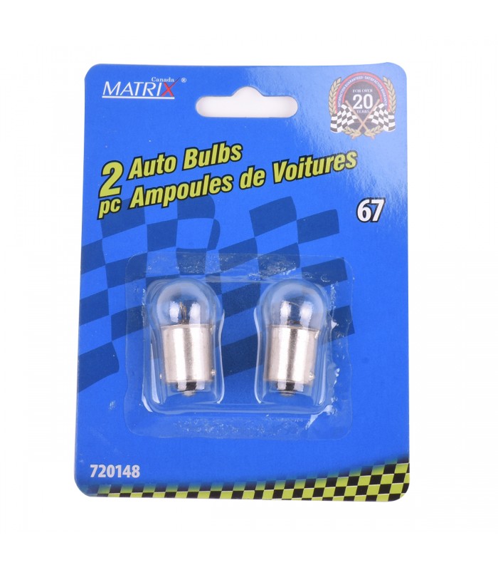 Ampoules de Voitures Matrix 67 - Paquet de 2