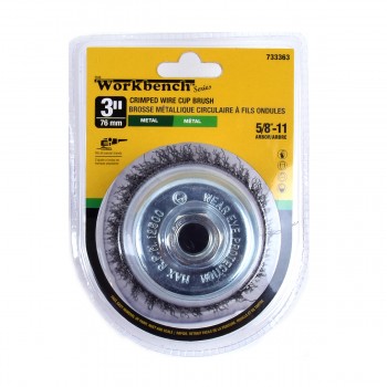 Tooltech Xpert Brosse coupe à fil ondulé, tige de 3 po, 5/8 po