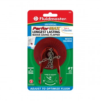 Fluidmaster Adjustable Toilet Flapper, 2 in.