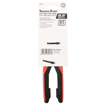 ToolTech Xpert Multitool Pro Pliers 8.5in Carbon Steel Black Phosphated