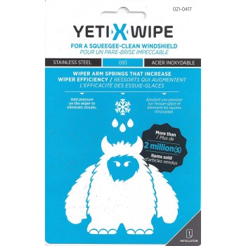 YETI X WIPE Ressorts de pression pour bras d'essuie-glace - Paquet de 2