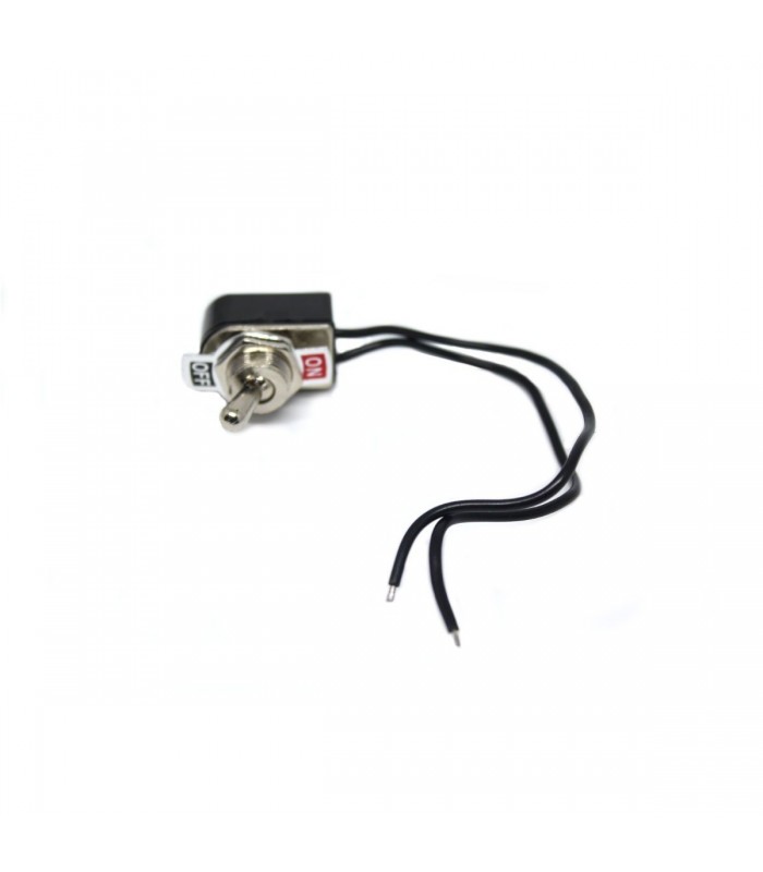 Interrupteur à levier On-Off, SPST, 10A, 125V