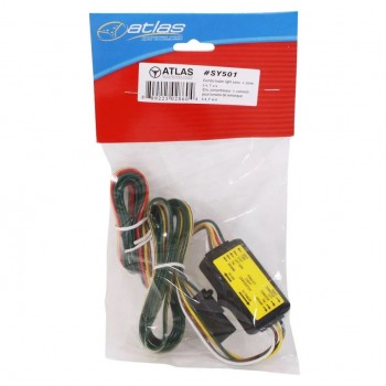 Atlas Convertisseur de feux arrières de remorque 5 fils à 4 fils avec connecteur