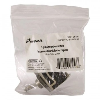 PureVolt Interrupteur à levier S.P.D.T. - Marche/Marche - 125 V - 20 A