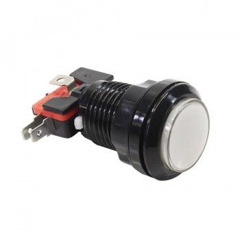 PureVolt Interrupteur à bouton poussoir momentané illuminé - S.P.D.T. - N.F. - 125/250 V - Blanc