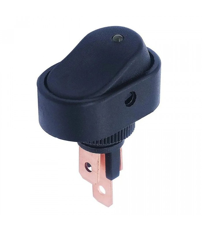 PureVolt Interrupteur à bascule illuminé - SPST - ON/OFF - 12V - 20A - 3 Pins - Jaune