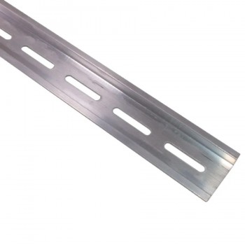 NHD Rail DIN en aluminium - 35 mm X 7.5 mm X 1 m