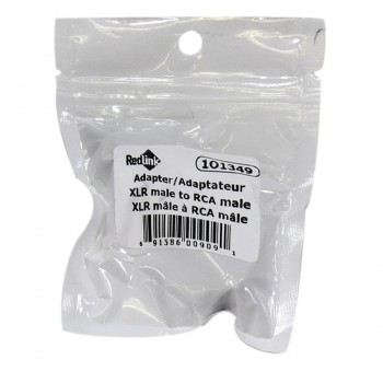 RedLink XLR Male To RCA Male Adapter