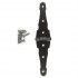 Tough Guard 4 in.Heavy Duty Decorative Strap Hinge - Black