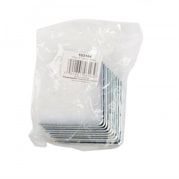 Tough Guard Corner brace 3 in. zinc - Pack of 10