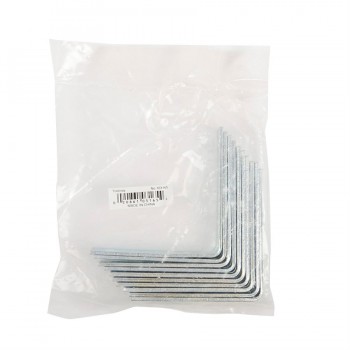 Tough Guard Corner brace 3-1/2 in. zinc - Pack of 10