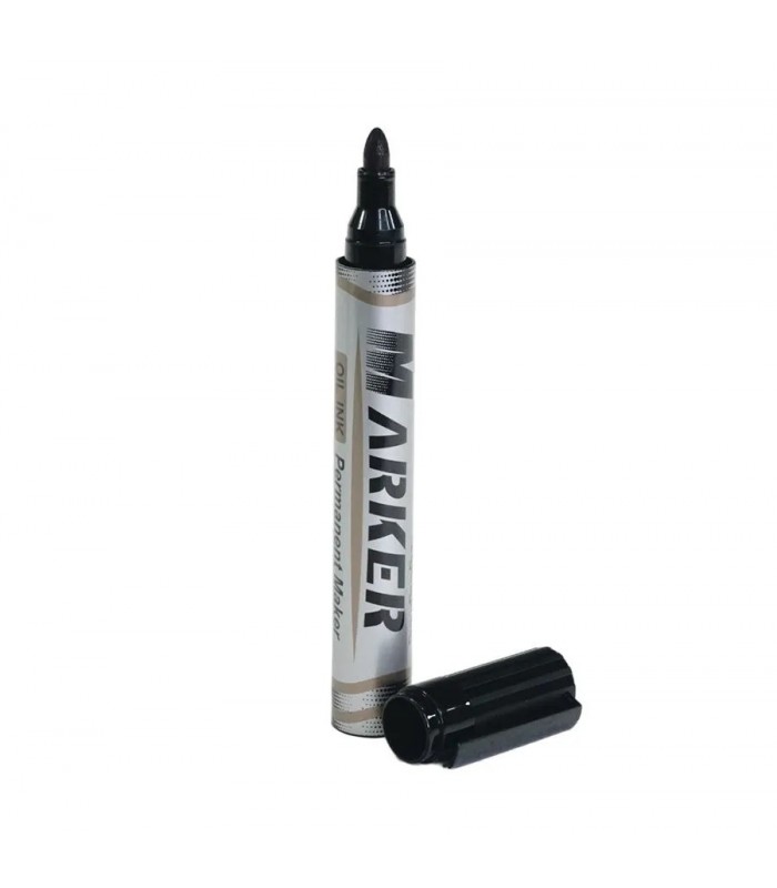 12-Pack Fine Tip Permanent Markers - Black