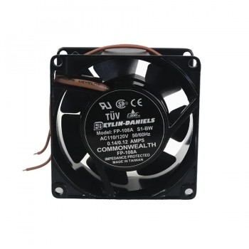 120 V AC Metal Axial Fan - 80 mm X 80 mm X 38 mm