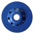Tooltech Workbench Double Diamond Cup Wheel 4-1/2 in.