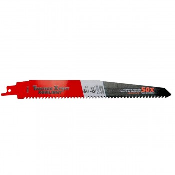 ToolTech Xpert Reciprocating Saw Blade CT 9 in. 6TPI For Wood & Metal Nails Cutting