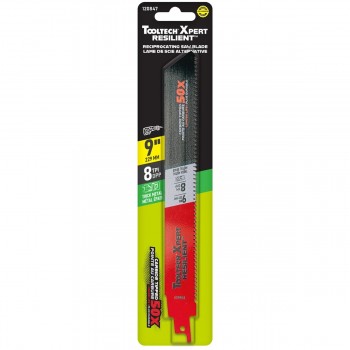 ToolTech Xpert Lame de scie alternative CT 9 po. 8 TPI pour la découpe de métaux épais et extrêmes
