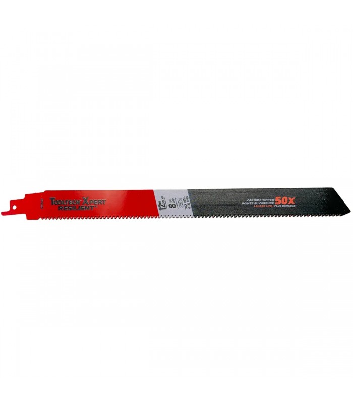 ToolTech Xpert Lame de scie alternative CT 12 po. 8 TPI pour la découpe de métaux épais et extrêmes