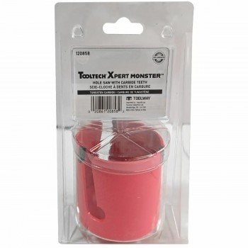 ToolTech Xpert Scie cloche à 3 grandes dents à pointe carbure 3 po