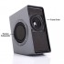 GOgroove Laptop Computer Speakers - SonaVERSE O2 USB Powered Desktop Speakers with Dual Passive Bass Woofers