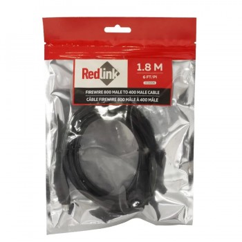 RedLink FireWire 800 Male to 400 Male cable – 1.8 meters