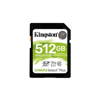 Kingston Canvas Select Plus Carte SD UHS-I SDHC Classe 10 - 512 Go