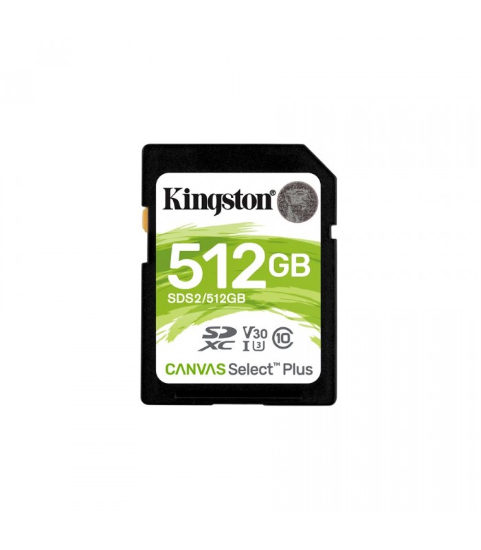 Kingston Canvas Select Plus 512GB SDHC Class 10 UHS-I Flash Card