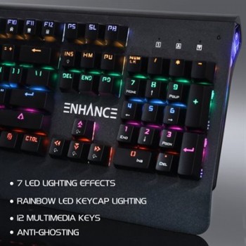 ENHANCE Pathogen 2 Clavier mécanique avec commutateur - Bleu