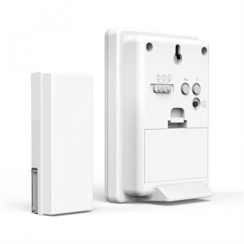 LightWay Door Chime Battery Operated With Wireless Remote White