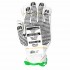 TWXpert Knitted Poly/Cotton Gloves White With Black PVC Dots (L)