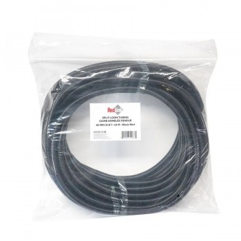 RedLink Split Loom Tube - 10 mm (3/8 in) - 15 m - Black