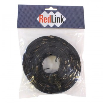 RedLink Gaine extensible tressée - Diamètre de 25mm (1 po.) - 10m - Noir & Or