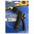 ProYard Aqua Pistolet pulvérisateur à 3 positions avec embout pour tuyau d'arrosage - Noir