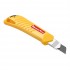 ToolTech Xpert Couteau utilitaire robuste, lame cassable de 18 mm, jaune