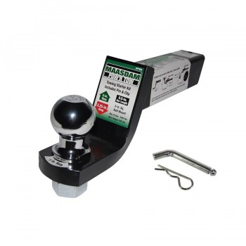 2 in. Trailer Hitch Starter Kit - Reversible Bar/Ball/Pin - 5000 lbs