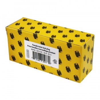 PureVolt NEMA L5-30R 125V - 30A Flush Mount Twist Lock Receptacle - 2 Poles /3 Wires