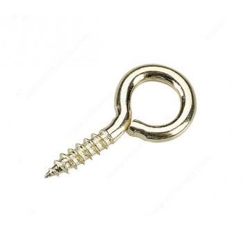 Onward Screw Eye - 1-3/8 in. - Pack of 6 - Brass