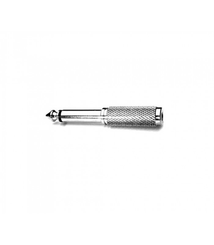 3.5 mm Mono Female to 6.3 mm Mono Male Adapter