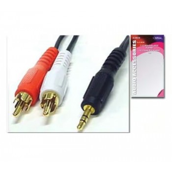 Câble audio 3.5mm stéréo mâle vers 2 RCA mâle 3,6 m
