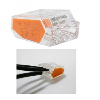 3-Wire Push-In Connector - 22-12 AWG - 600 V - Pack of 10