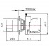 NHD Rotary Switch - 2 Positions 45 ° - N.O./N.C. - Red