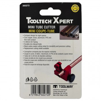 ToolTech Xpert Mini coupe-tubes 1/8-1 1/8 po (3-30 mm de diamètre extérieur)