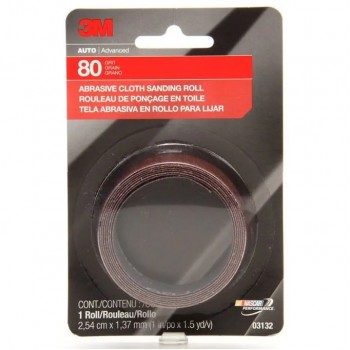 3M Rouleau de ponçage en toile abrasive grain 80 - 1.37 m