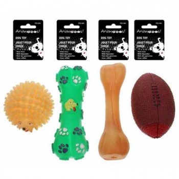 4 Jouets assortis avec sifflet