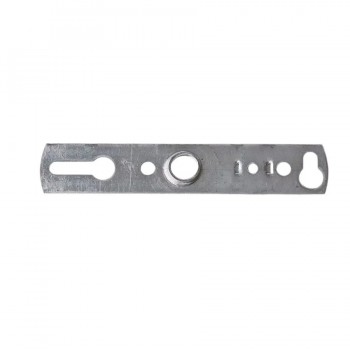 4-Inch Long Flat Crossbar with Offset Slotted Holes
