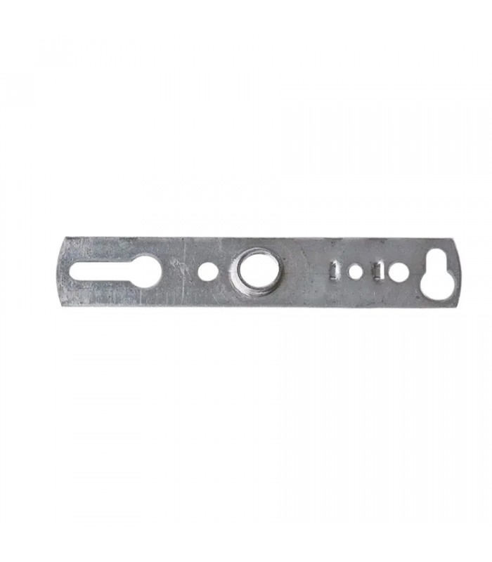 4-Inch Long Flat Crossbar with Offset Slotted Holes