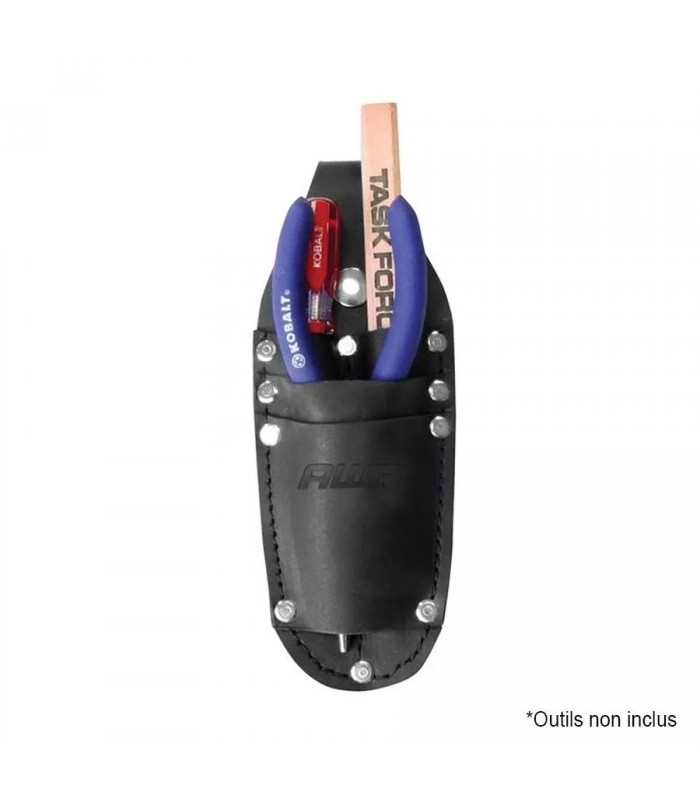 Porte-outils en cuir à 4 poches pour ceinture