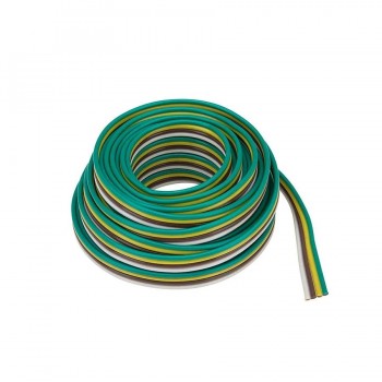 Câble de 4 fils pour lumières de remorque - 7.62 m - 14 AWG